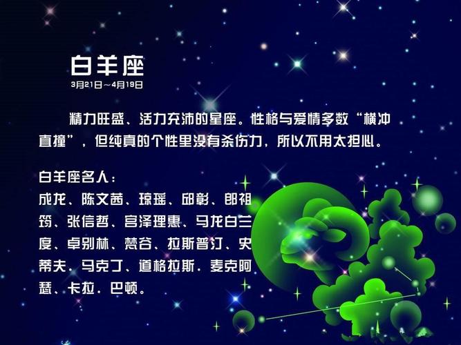 十二星座插画白羊座，探索星座艺术的奥秘