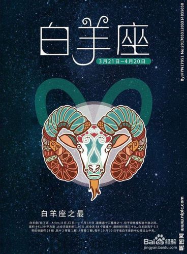 十二星座生白羊座，热情与活力的代表