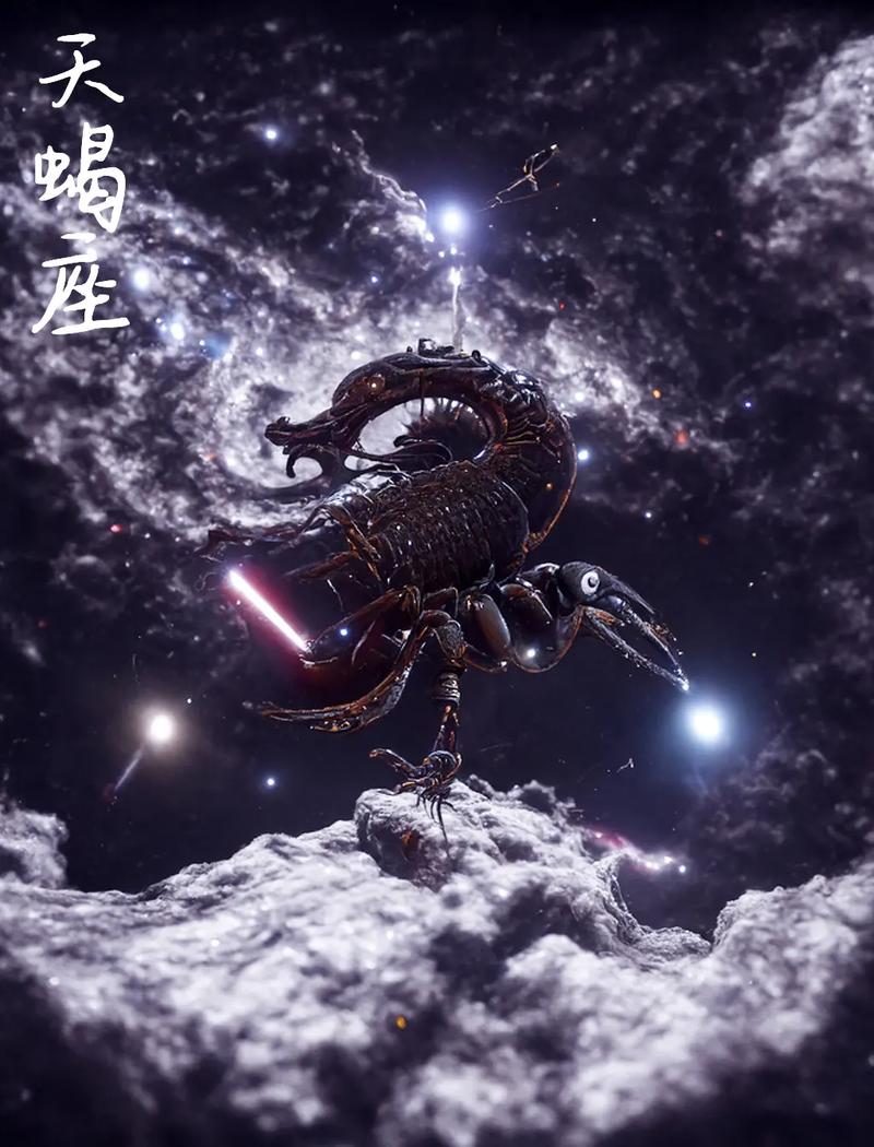 十二星座天蝎座图片，神秘魅力的象征