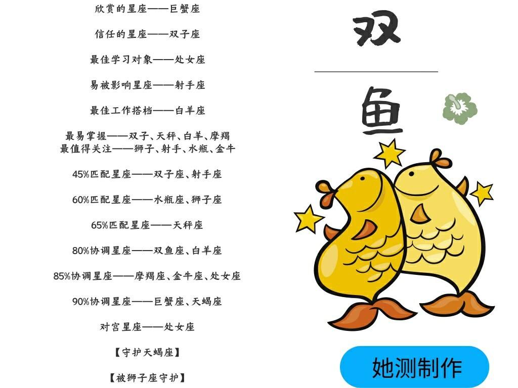 双鱼座克什么星座？揭秘星座间微妙的相克关系