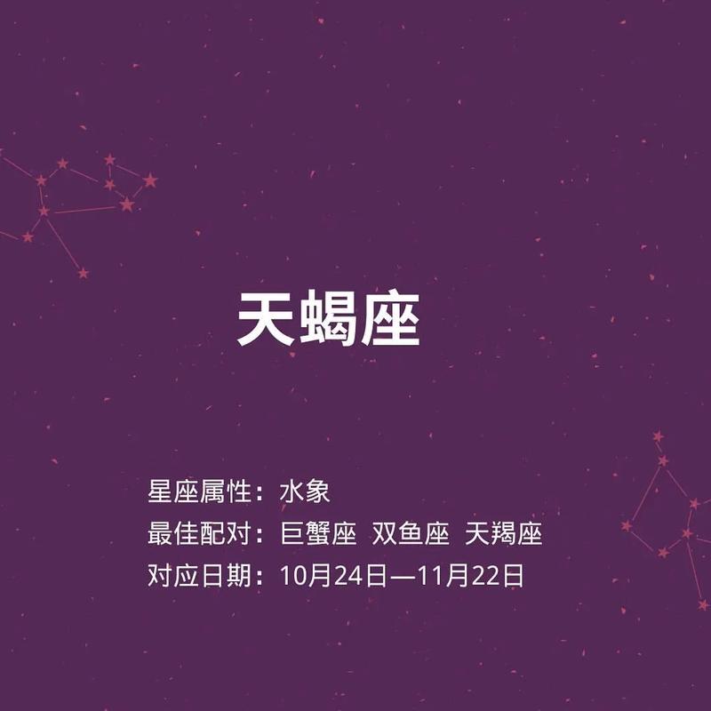 天蝎座最心疼哪个星座？情感深度与相互理解的探索