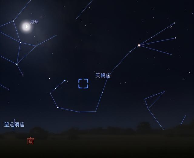 天蝎座的星座图案，夜空中最神秘的星座之一