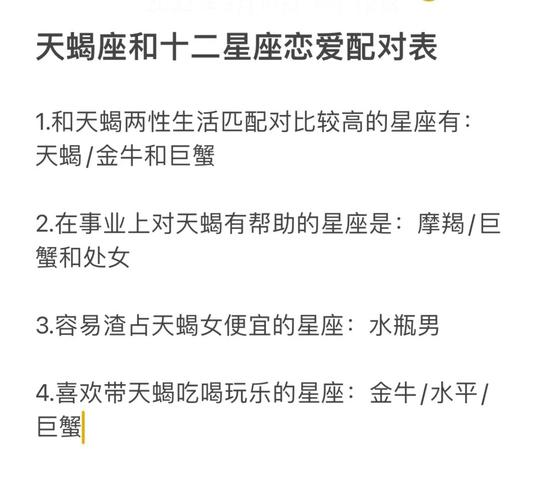 和天蝎座最配的星座，和天蝎座最配的星座排名榜