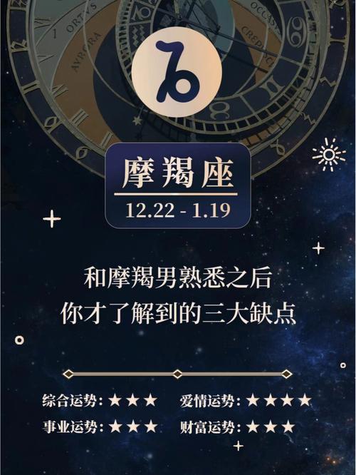 每个星座都有自己的特点!那摩羯座的特征和缺点有哪些?