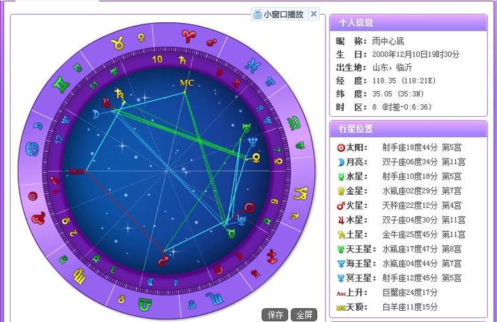 天底星座计算方法