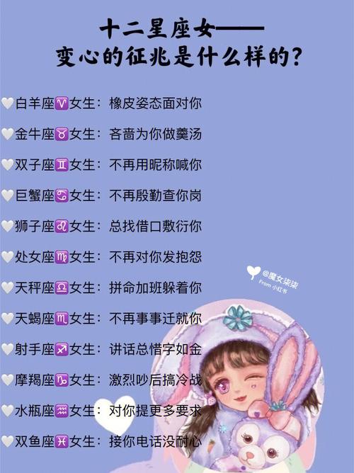 12星座女生婚后出轨的几率