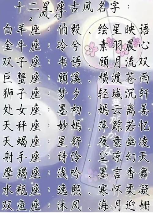 12星座女狮子座名字 - 狮子座女生名字简短好听