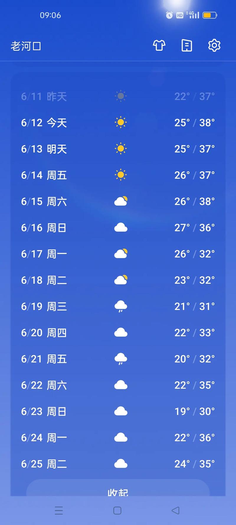 明天鹤壁市天气预报